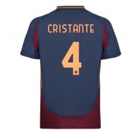 Fotbalové Dres AS Roma Bryan Cristante #4 Alternativní 2024-25 Krátký Rukáv